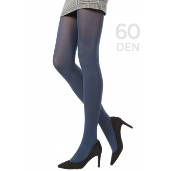 Colored tights blue 60 den