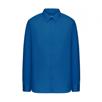 Long sleeve shirt for men bright blue 