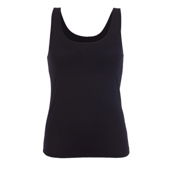 Top with an integrated bra black