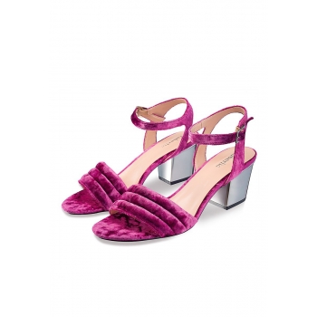 Velour Sandals lilac