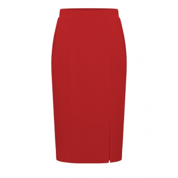 Jersey Skirt dark red