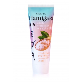 Зубная паста Защита от кариеса Розовая соль Hamigaki