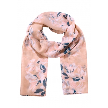 Womens Wrap beige with lilies
