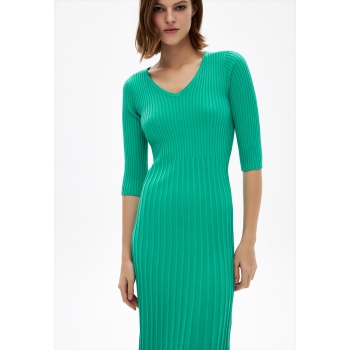 rochie cu mâneci scurte pentru femei culoare verde mentă