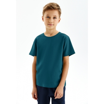 Boys Tshirt dark turquoise