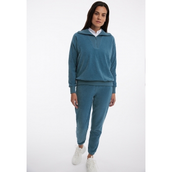 Corduroy Jogger Pants smoky blue