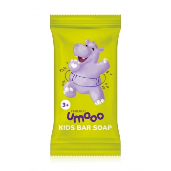 Umooo 3 Hippo Figured Toilet Soap