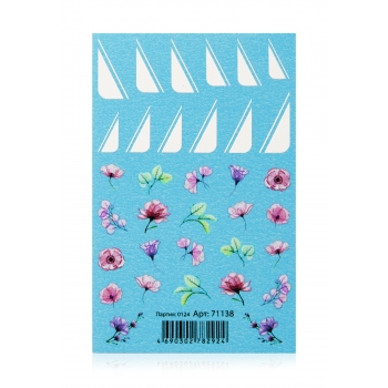 Tırnak Tasarım Stickerları Bahar Çiçekleri
