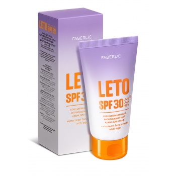 Leto AntiAging Facial Sunscreen SPF 30