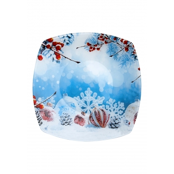 Frost Patterns Large Plate