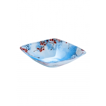 Frost Patterns Small Salad Bowl