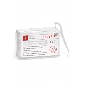 Expert Pharma Toothpicks with Dental Floss 