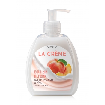 La Crème Juicy Peach Cream Hand Soap