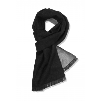 600977 Mens Scarf blackgray