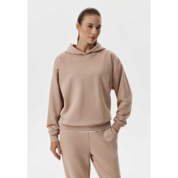  Fleece Hoodie beige