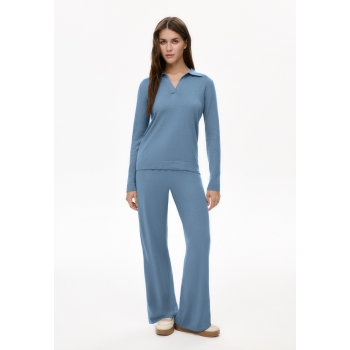 Knitted Trousers blue