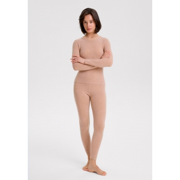 Womens Leggings beige melange