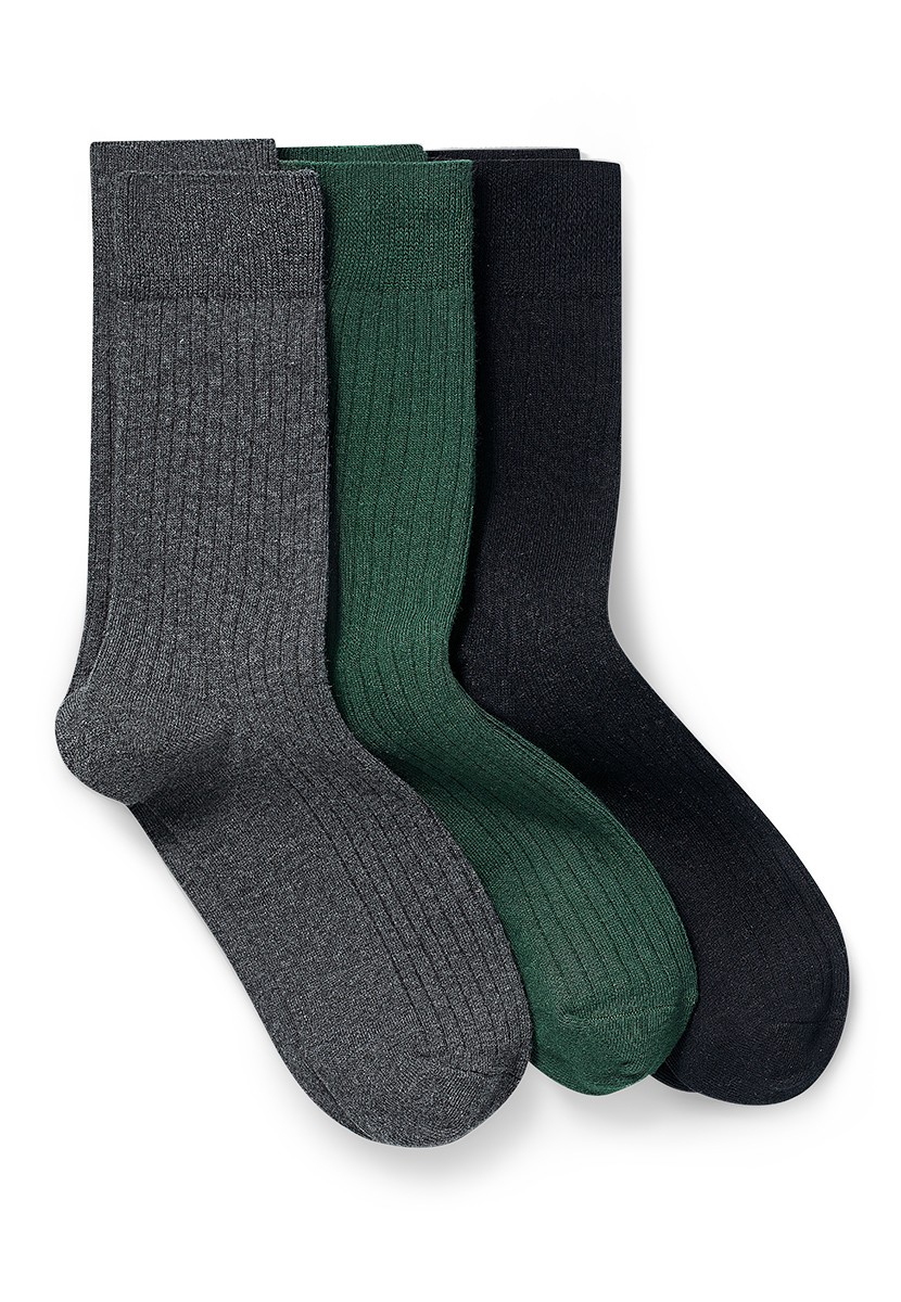 3 pares de calcetines para hombre