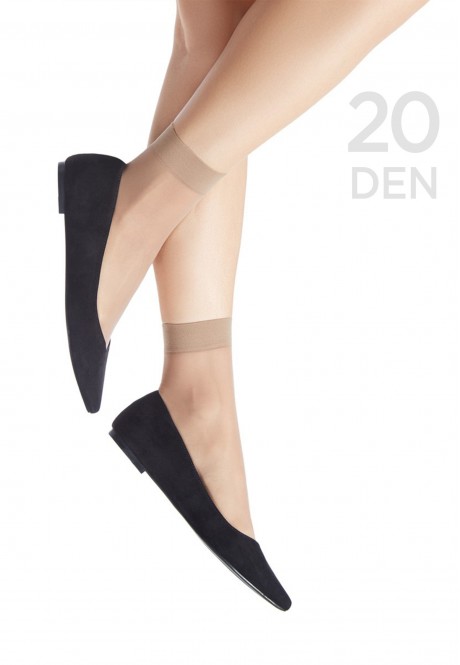 SO200 Faberlic socks 20 den beige one size 2 pairs