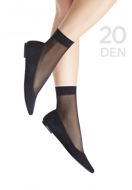 SO200 Faberlic socks 20 den black one size 2 pairs