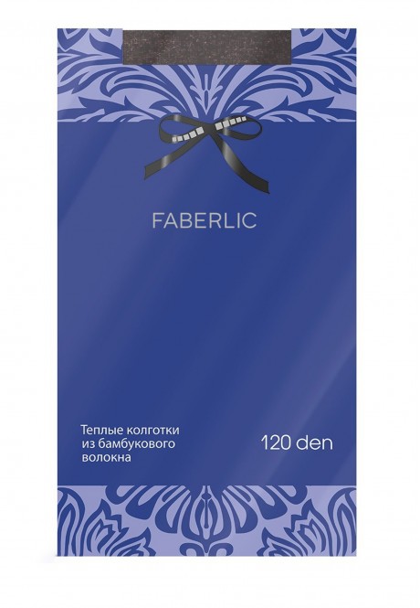 Эластичные колготки Велюр, цвет коричневый меланж, 120 den 80781 - 80785  купить по цене 549 руб — интернет-магазин Faberlic