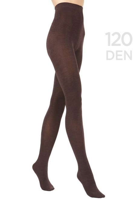 ST122 Колготки, плотность 120 den, цвет коричневый меланж размер M