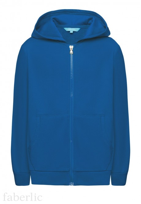 Jersey pullover for boys bright blue