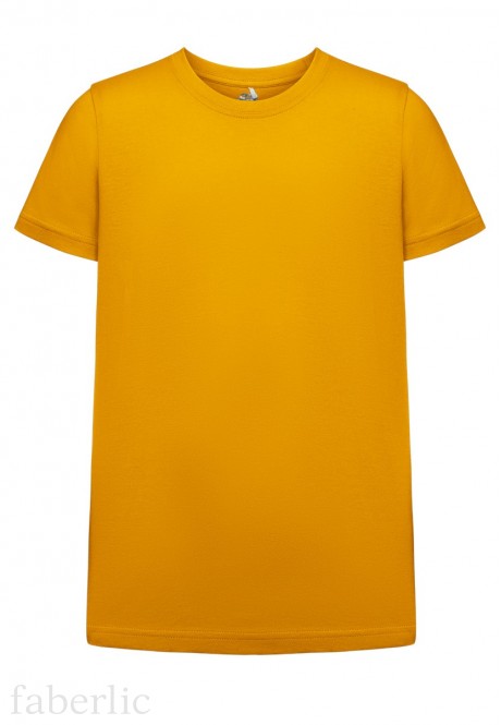 Short sleeve Tshirt for boys dark yellow