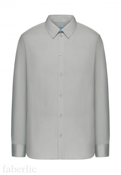 Long sleeve shirt for men light grey