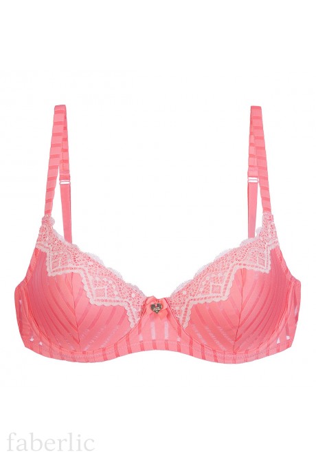 Atlantic Underwired Bra coral 