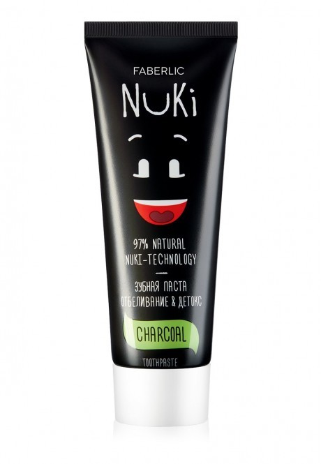 Зубная паста Отбеливание&Детокс серии NUKI