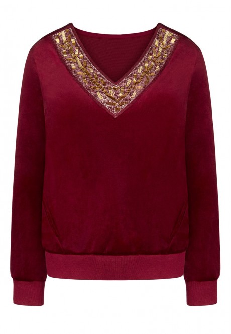 Sweatshirt burgundy