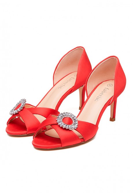 Crystal Shoes red