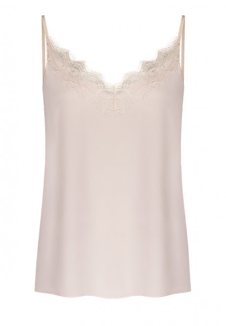 Lace Top champagne
