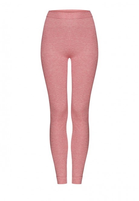 Textured Jersey Leggings pink melange
