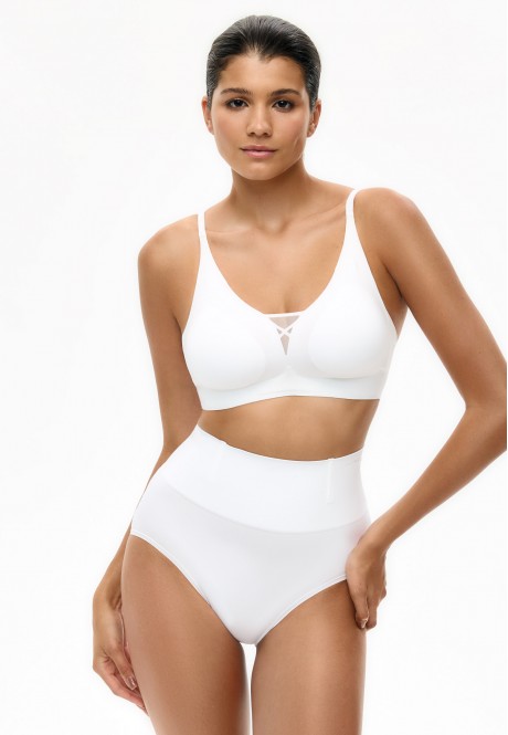 SP002 Трусы-слипы корректирующие, цвет белый, размер XL/XXL