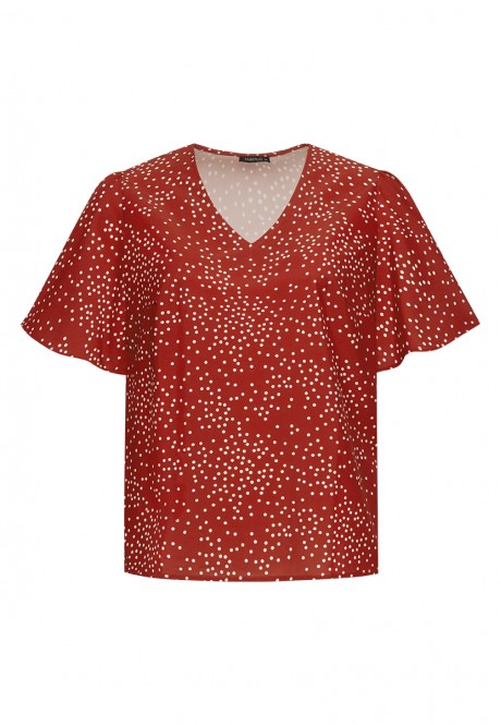 040W2673 блузка с коротким рукавом для женщины