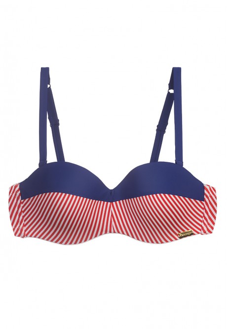 Purchase Sherry Balconette Swimming Bra, red&blue 503579 - 503592