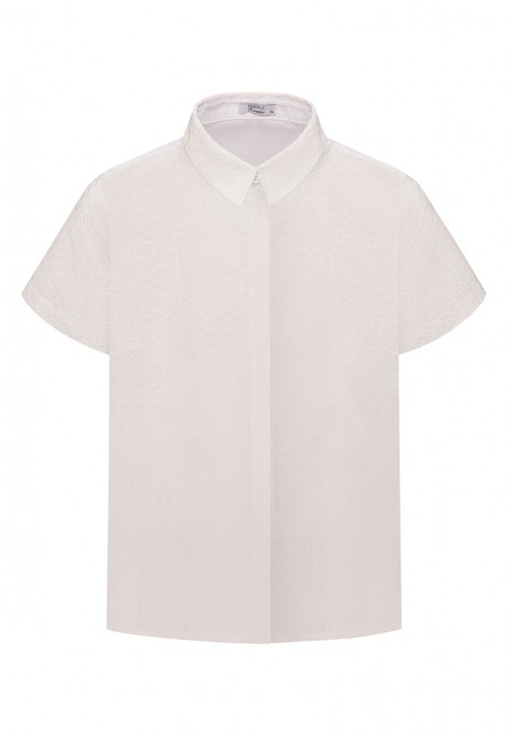 Блузка из вышитого хлопка цвет белый