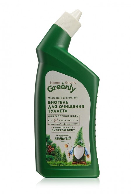 Home Gnome Greenly Universal Bio Gel for toilet cleaning Evergreen mix