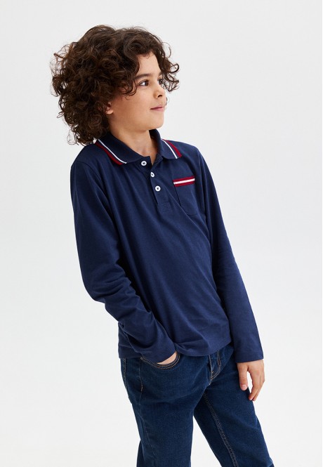 Long sleeve polo on sale jumper