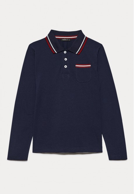 Long sleeve clearance polo jumper