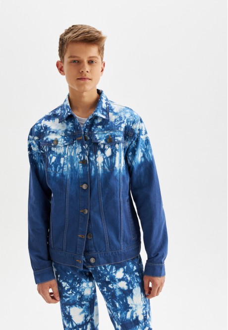 Джинсовая куртка с принтом «тай-дай» для мужчины 528017 - 528021 купить поцене 499 руб — интернет-магазин Faberlic