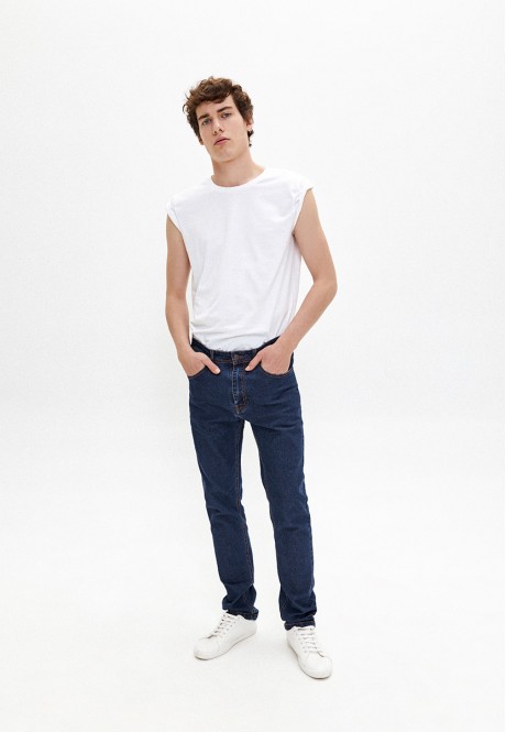 120M3102 брюки из джинсовой ткани для мужчины, цвет синий 528444 - 528448fiyata satın al 899 руб — Faberlic online mağaza
