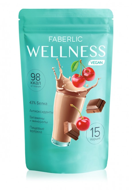 Wellness Vegan Shake Mix Cherry Chocolate