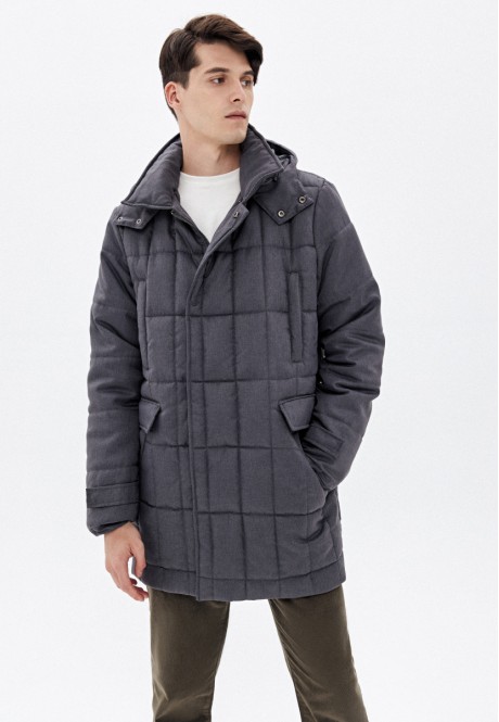 Утеплённая стёганая куртка для мужчины