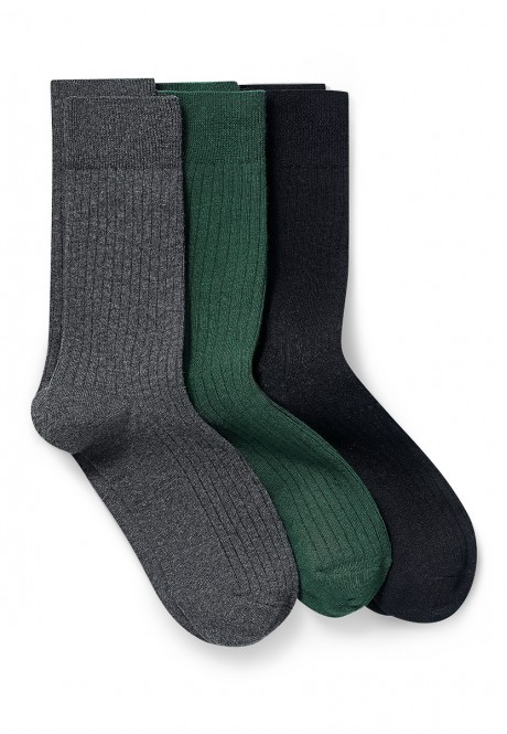 Set de calcetines para hombre 3 pares