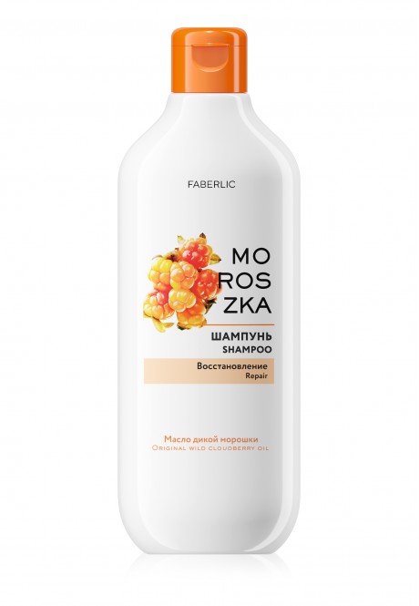 Zeper ýeten saçlar üçin şampuny bejermek Moroszka