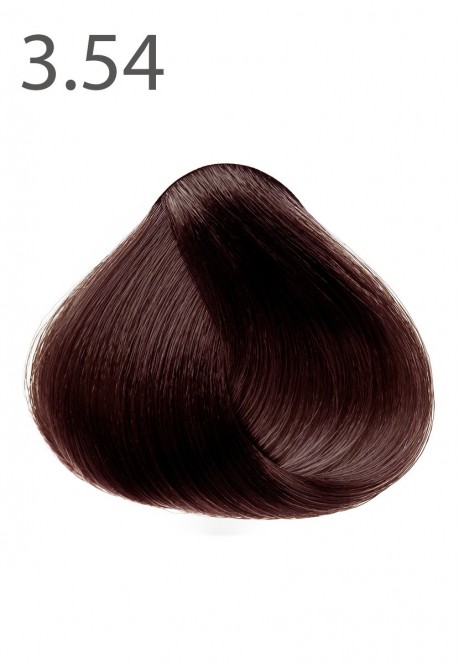Стойкая крем-краска для волос Шелковое окрашивание серии SALONCARE тон Спелая вишня 3.54