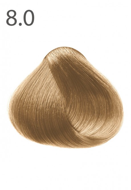 Стойкая крем-краска для волос Шелковое окрашивание серии SALONCARE тон Натуральный блонд 8.0